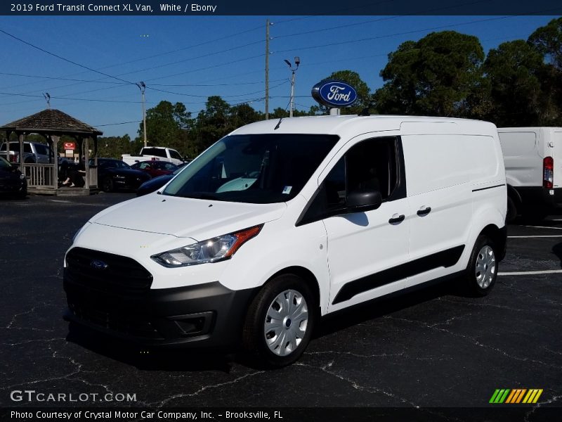 White / Ebony 2019 Ford Transit Connect XL Van