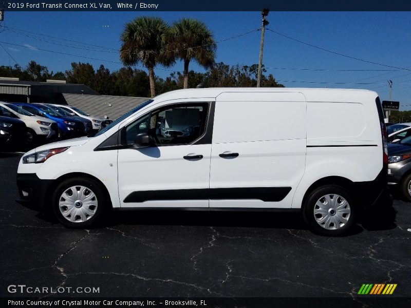White / Ebony 2019 Ford Transit Connect XL Van