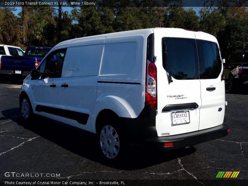White / Ebony 2019 Ford Transit Connect XL Van