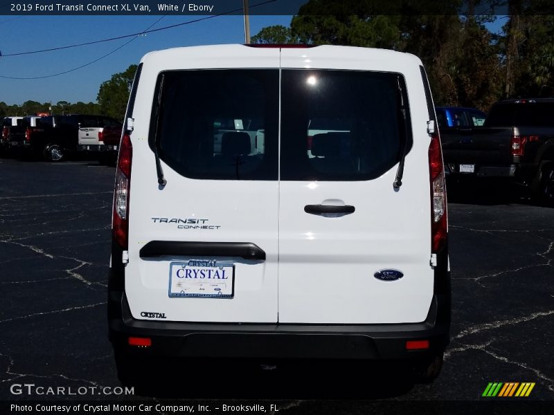 White / Ebony 2019 Ford Transit Connect XL Van