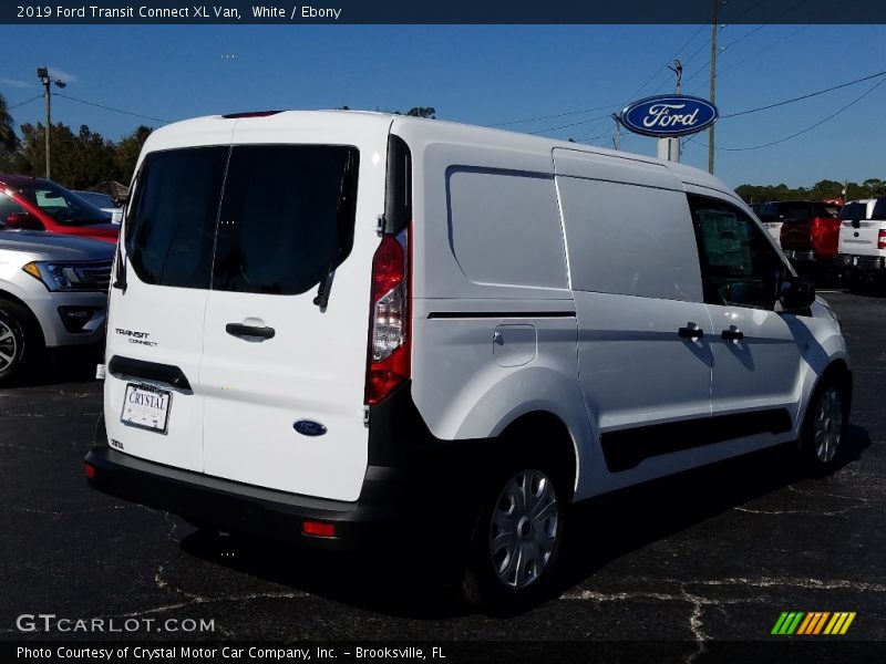 White / Ebony 2019 Ford Transit Connect XL Van