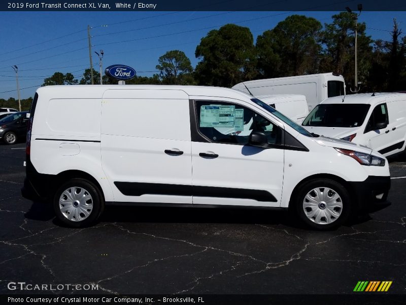 White / Ebony 2019 Ford Transit Connect XL Van