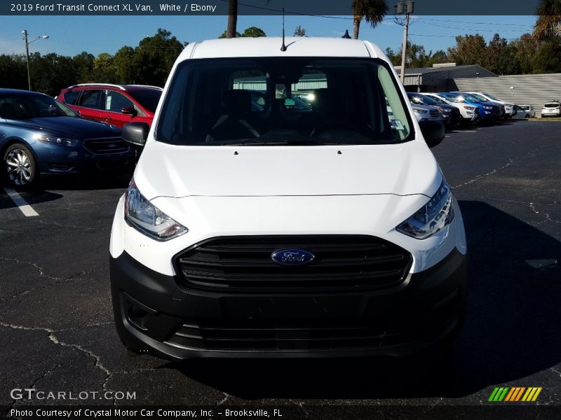 White / Ebony 2019 Ford Transit Connect XL Van