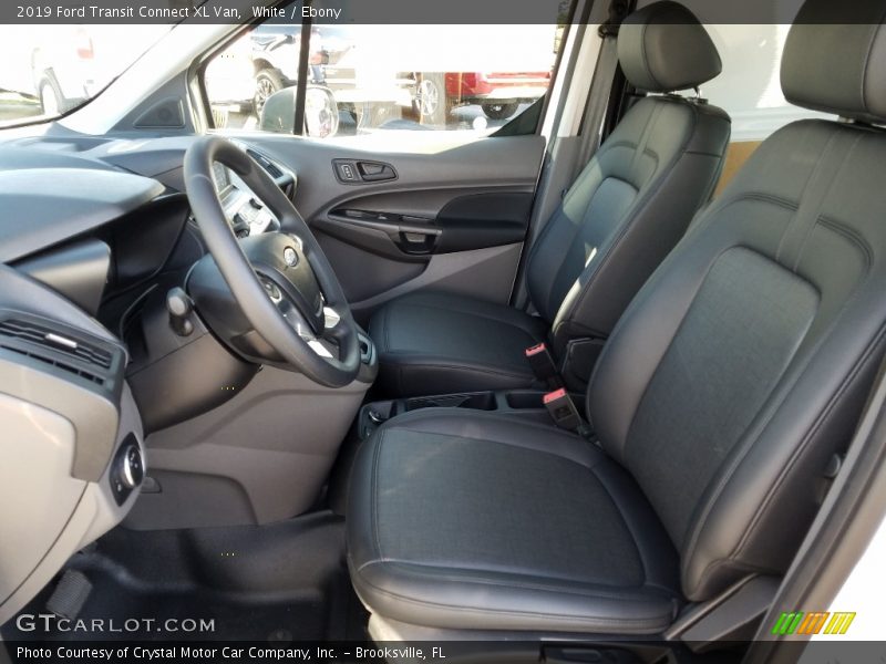 White / Ebony 2019 Ford Transit Connect XL Van