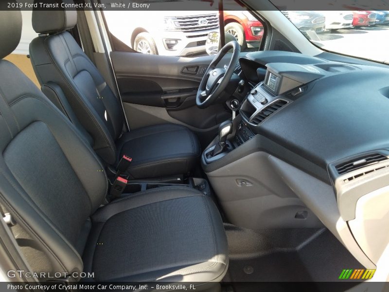White / Ebony 2019 Ford Transit Connect XL Van