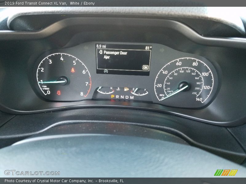 White / Ebony 2019 Ford Transit Connect XL Van
