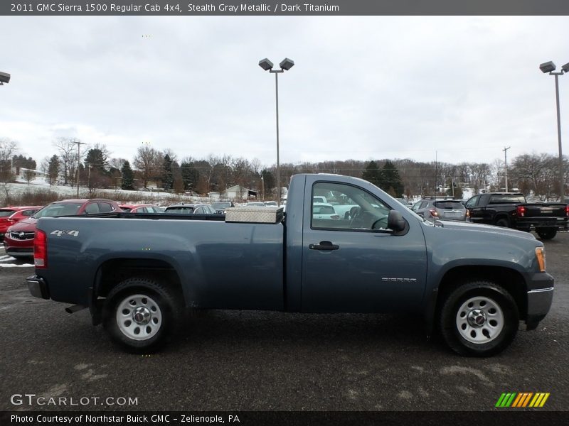 Stealth Gray Metallic / Dark Titanium 2011 GMC Sierra 1500 Regular Cab 4x4