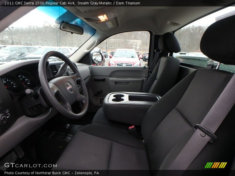 Stealth Gray Metallic / Dark Titanium 2011 GMC Sierra 1500 Regular Cab 4x4