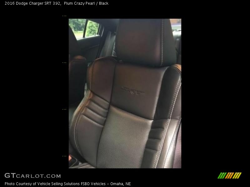 Plum Crazy Pearl / Black 2016 Dodge Charger SRT 392