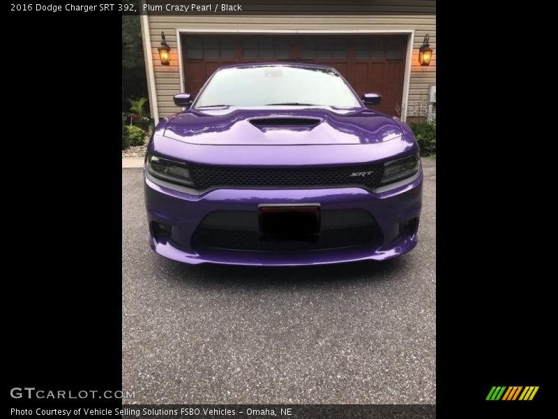 Plum Crazy Pearl / Black 2016 Dodge Charger SRT 392