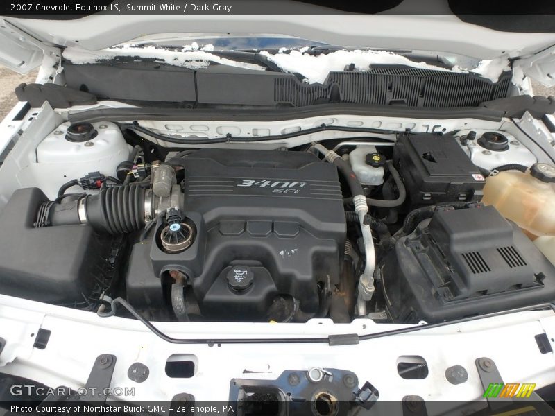 Summit White / Dark Gray 2007 Chevrolet Equinox LS