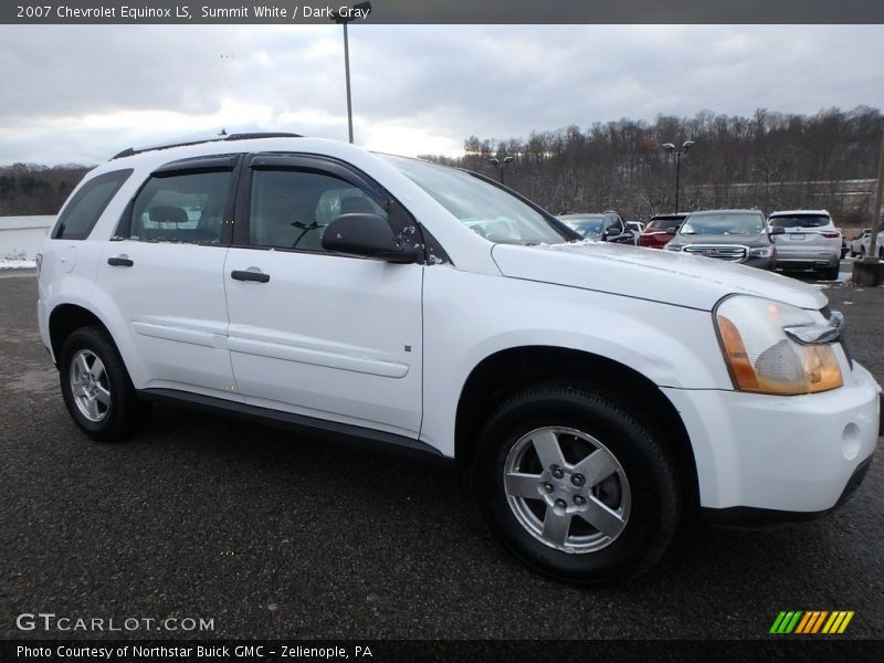 Summit White / Dark Gray 2007 Chevrolet Equinox LS