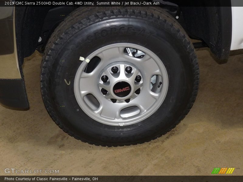 Summit White / Jet Black/­Dark Ash 2019 GMC Sierra 2500HD Double Cab 4WD Utility