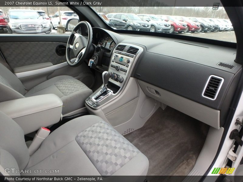 Summit White / Dark Gray 2007 Chevrolet Equinox LS