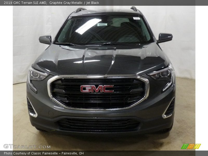 Graphite Gray Metallic / Jet Black 2019 GMC Terrain SLE AWD