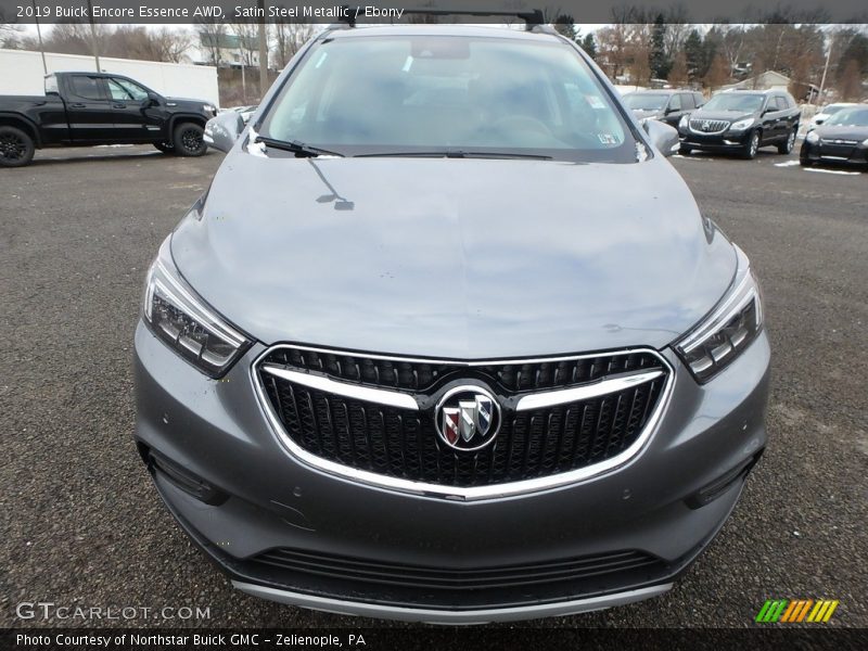 Satin Steel Metallic / Ebony 2019 Buick Encore Essence AWD
