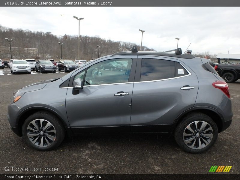 Satin Steel Metallic / Ebony 2019 Buick Encore Essence AWD