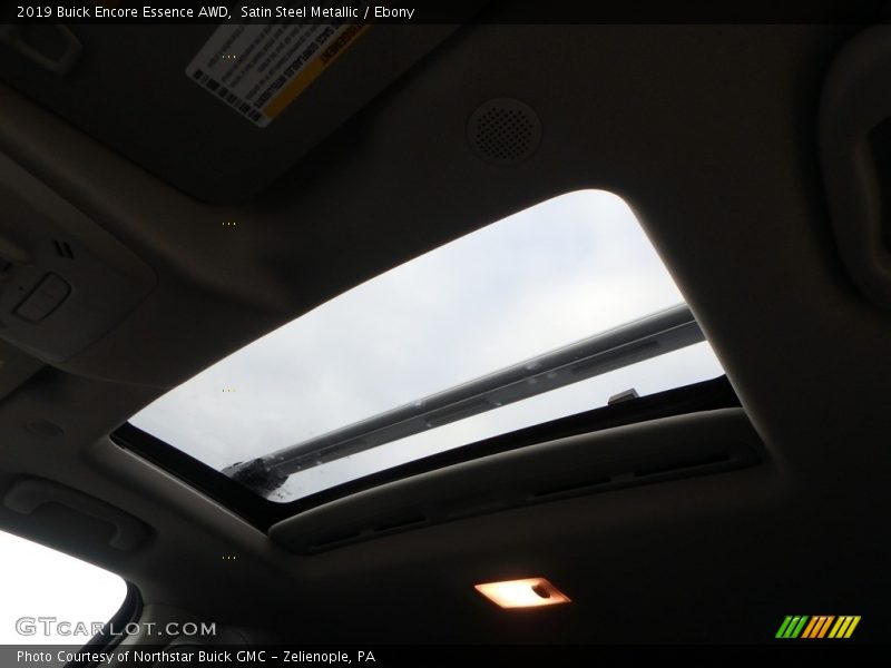 Satin Steel Metallic / Ebony 2019 Buick Encore Essence AWD