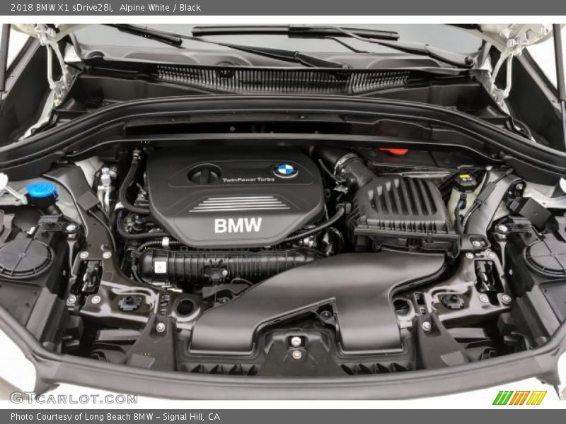 Alpine White / Black 2018 BMW X1 sDrive28i