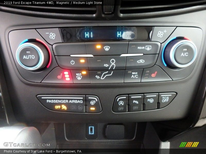 Magnetic / Medium Light Stone 2019 Ford Escape Titanium 4WD