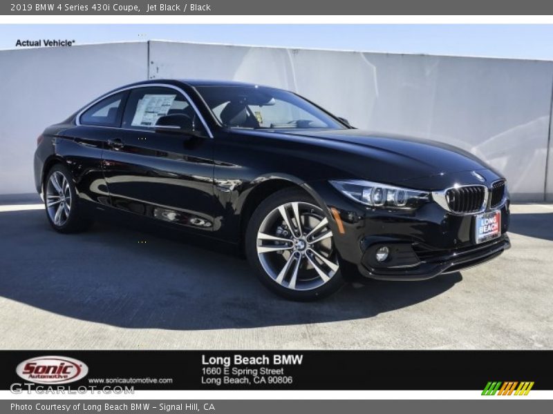 Jet Black / Black 2019 BMW 4 Series 430i Coupe