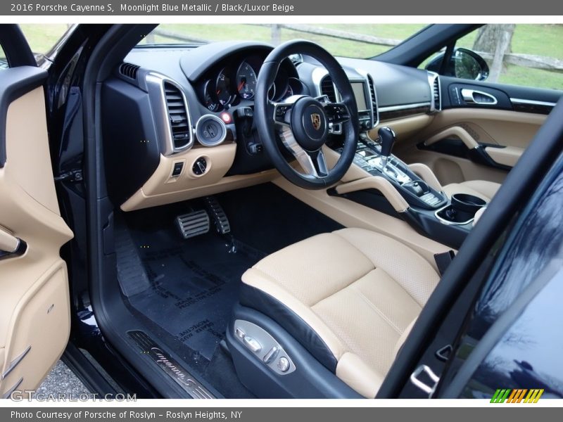  2016 Cayenne S Black/Luxor Beige Interior