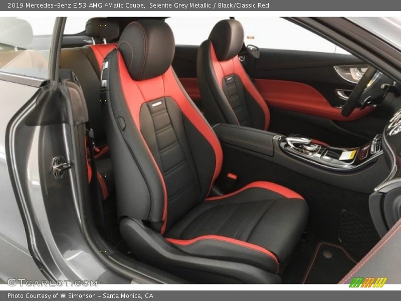  2019 E 53 AMG 4Matic Coupe Black/Classic Red Interior