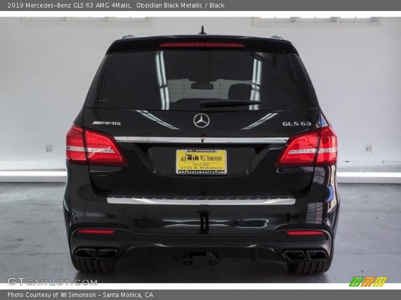 Obsidian Black Metallic / Black 2019 Mercedes-Benz GLS 63 AMG 4Matic