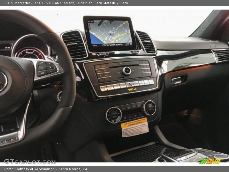 Dashboard of 2019 GLS 63 AMG 4Matic