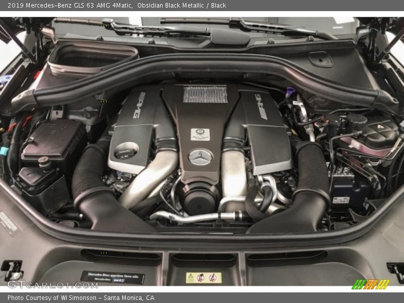  2019 GLS 63 AMG 4Matic Engine - 5.5 Liter AMG biturbo DOHC 32-Valve VVT V8