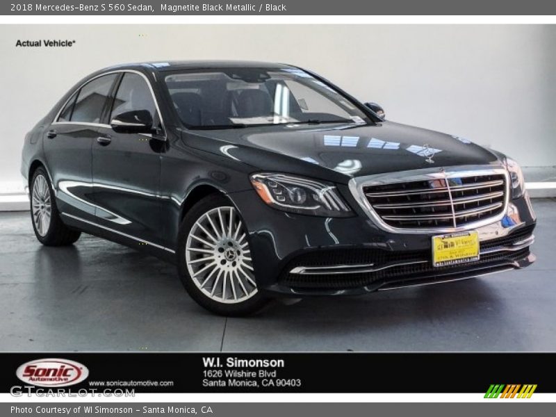 Magnetite Black Metallic / Black 2018 Mercedes-Benz S 560 Sedan