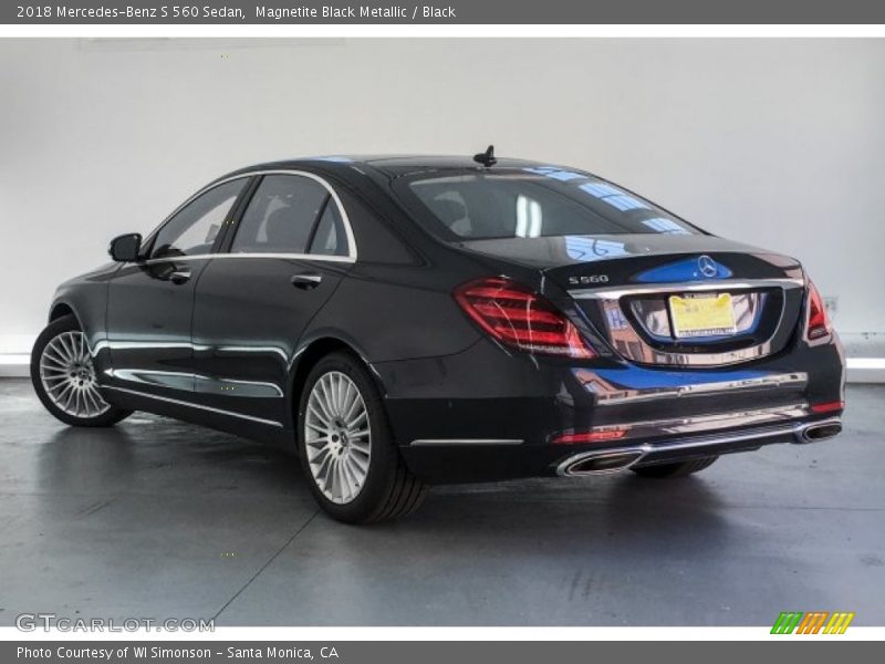 Magnetite Black Metallic / Black 2018 Mercedes-Benz S 560 Sedan