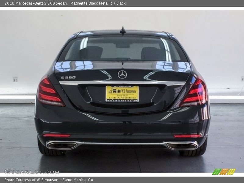 Magnetite Black Metallic / Black 2018 Mercedes-Benz S 560 Sedan