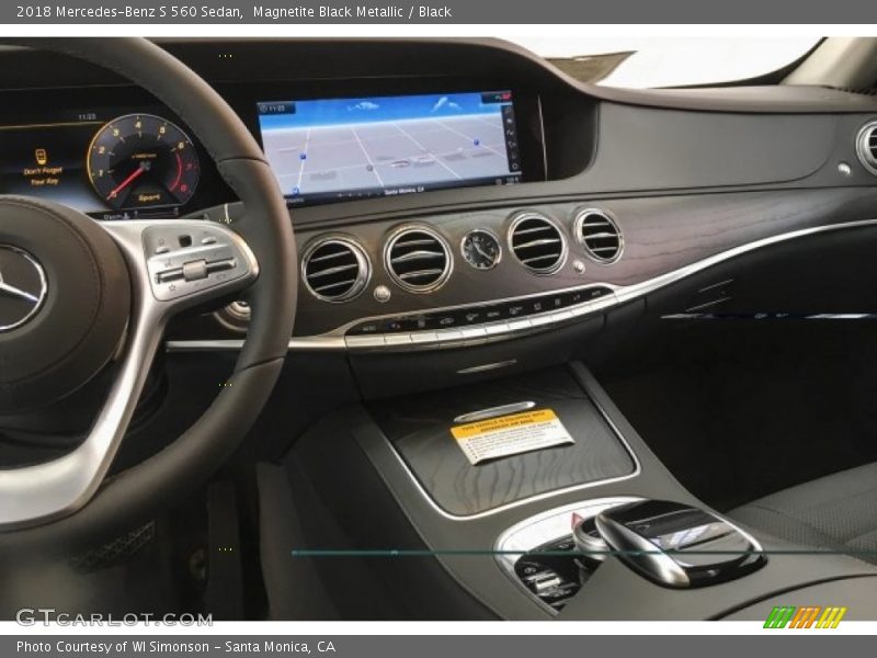Magnetite Black Metallic / Black 2018 Mercedes-Benz S 560 Sedan