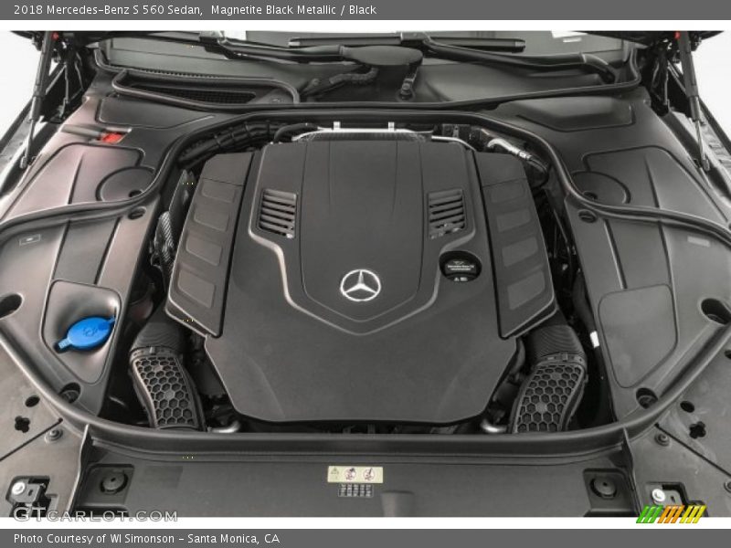 Magnetite Black Metallic / Black 2018 Mercedes-Benz S 560 Sedan