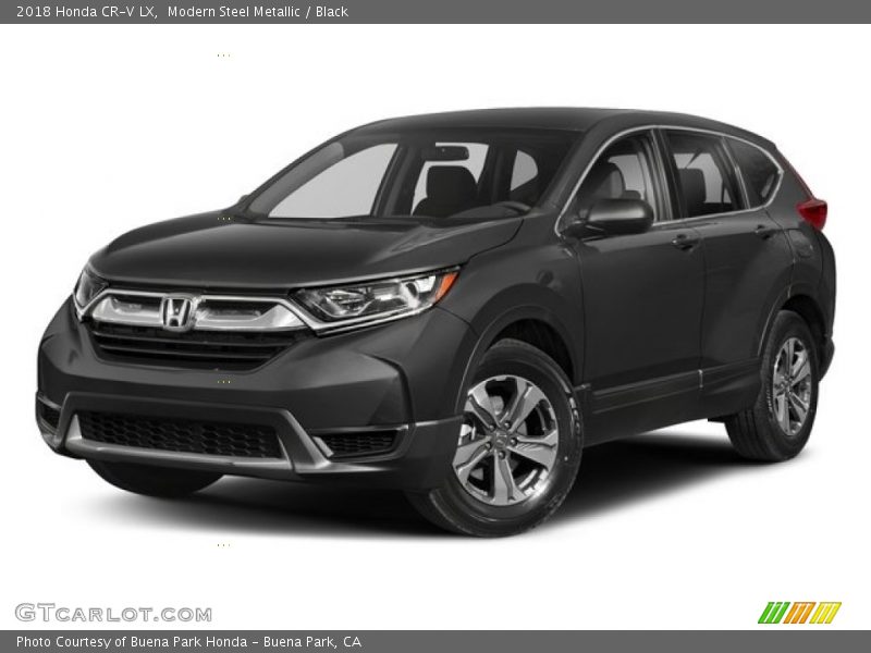 Modern Steel Metallic / Black 2018 Honda CR-V LX