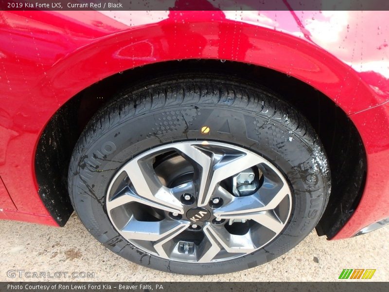 Currant Red / Black 2019 Kia Forte LXS