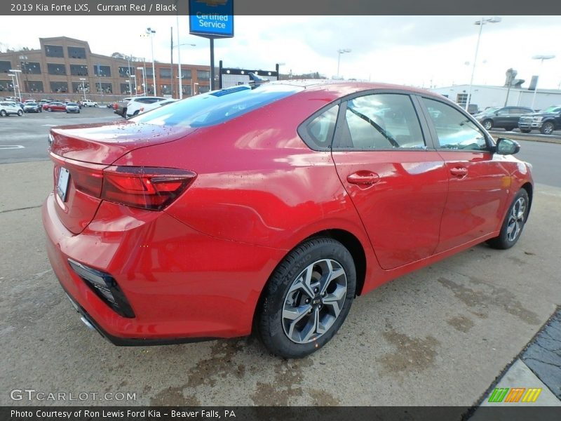 Currant Red / Black 2019 Kia Forte LXS