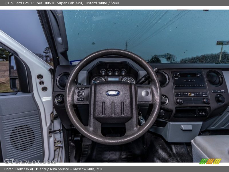 Oxford White / Steel 2015 Ford F250 Super Duty XL Super Cab 4x4