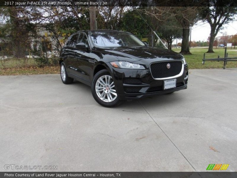 Ultimate Black / Jet 2017 Jaguar F-PACE 35t AWD Prestige