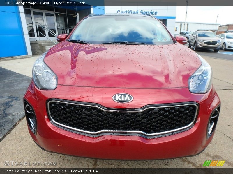 Hyper Red / Black 2019 Kia Sportage EX AWD