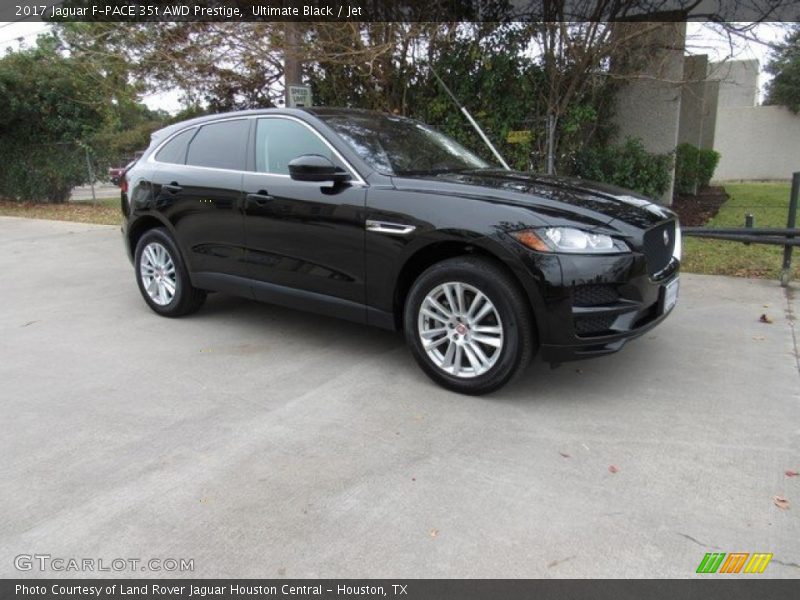 Ultimate Black / Jet 2017 Jaguar F-PACE 35t AWD Prestige