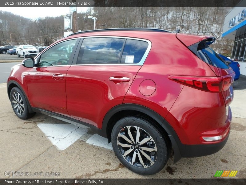 Hyper Red / Black 2019 Kia Sportage EX AWD