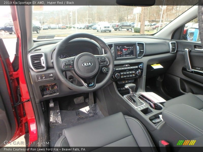  2019 Sportage EX AWD Black Interior