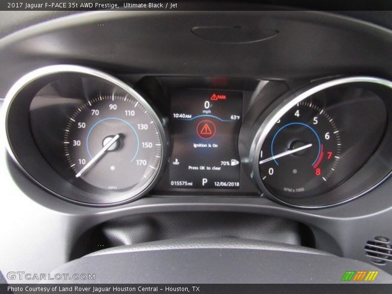 Ultimate Black / Jet 2017 Jaguar F-PACE 35t AWD Prestige