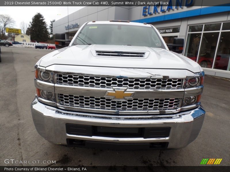 Summit White / Dark Ash/Jet Black 2019 Chevrolet Silverado 2500HD Work Truck Crew Cab 4WD