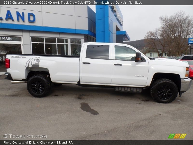 Summit White / Dark Ash/Jet Black 2019 Chevrolet Silverado 2500HD Work Truck Crew Cab 4WD