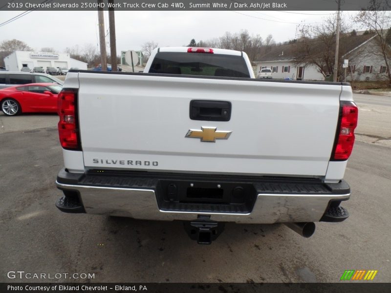 Summit White / Dark Ash/Jet Black 2019 Chevrolet Silverado 2500HD Work Truck Crew Cab 4WD