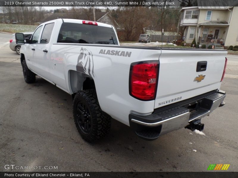 Summit White / Dark Ash/Jet Black 2019 Chevrolet Silverado 2500HD Work Truck Crew Cab 4WD