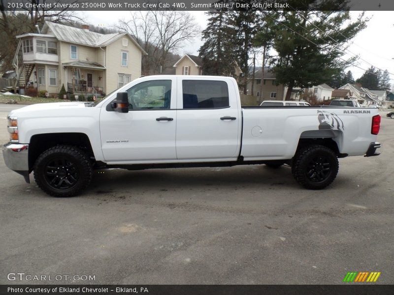 Summit White / Dark Ash/Jet Black 2019 Chevrolet Silverado 2500HD Work Truck Crew Cab 4WD